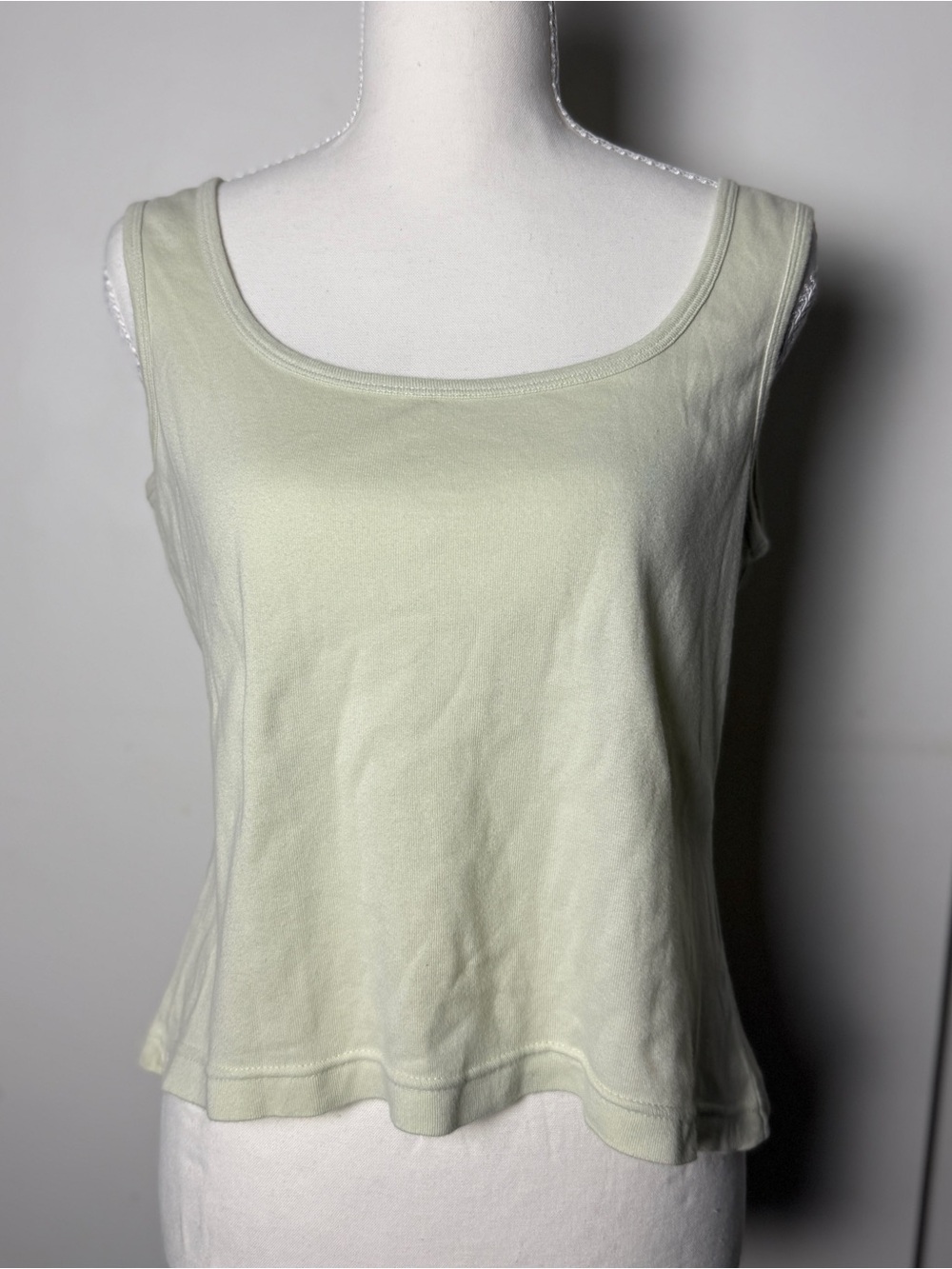 A.L.C. At Last Classics Tank Bundle Womens Small White Sage Green Basics Capsule